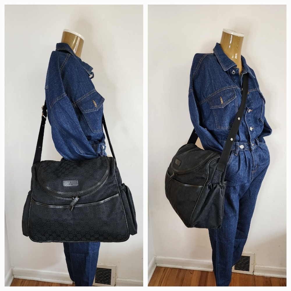 ✨️GUCCI GG Canvas Diaper Messenger Bag